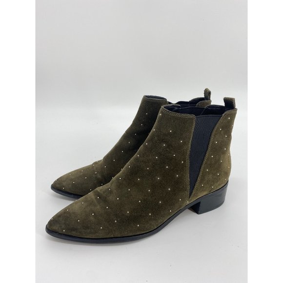 Marc Fisher "Yanaba" Studded Ankle Boots Size 7.5M - Picture 2 of 5